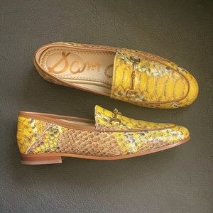 Sam Edelman, Loraine Loafer, Yellow Snake